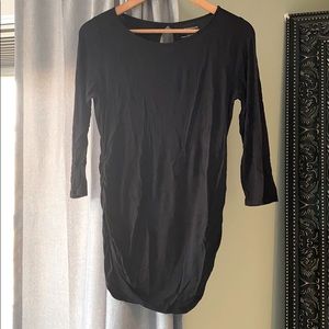 Motherhood Maternity Black 3/4 Sleeve Top